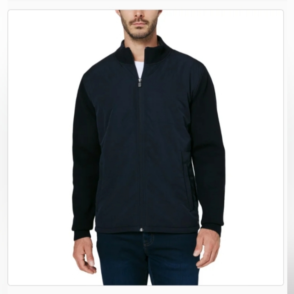 Infinity Men's  Mixed Media Jacket